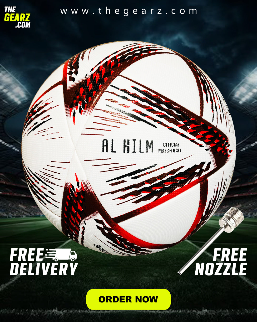 Al-Hilm 2022 Finals Embossed Soccer Football Maroon