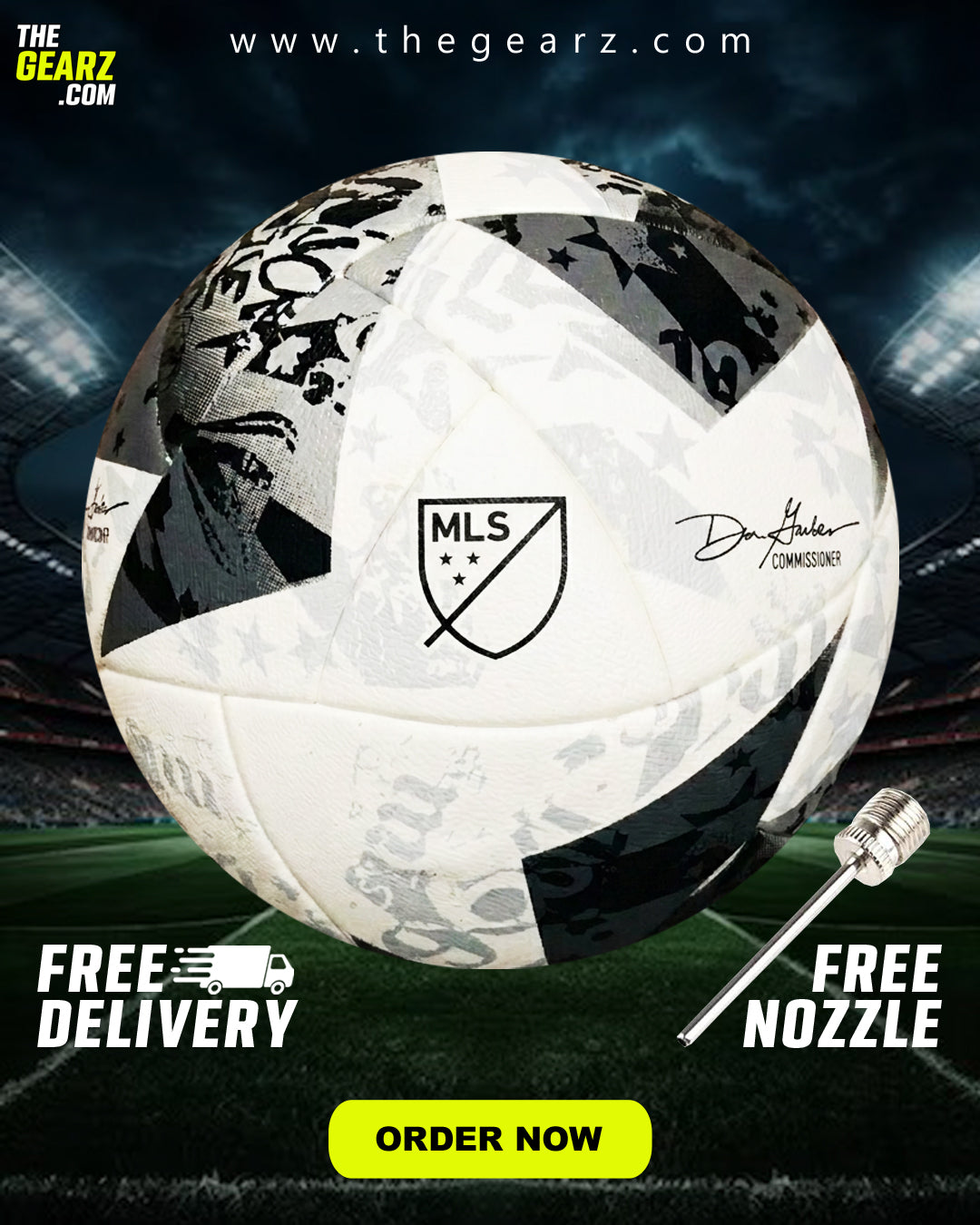 Black MLS Pro 2023 Finals Soccer Football