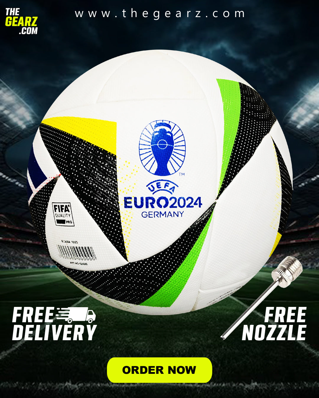 EURO Cup Fussballliebe 2024 Soccer Football (Plain)