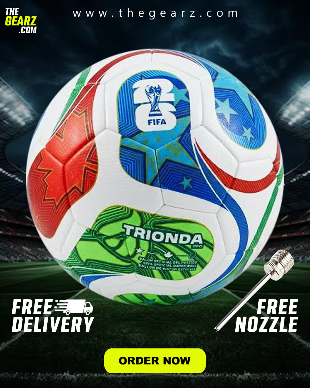 Recent World Cup 2026 Soccer football (32 Panels - Handstitched)