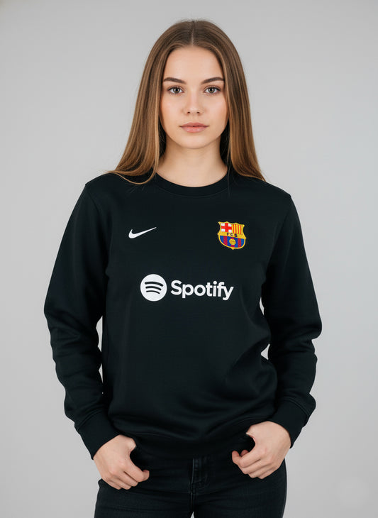 Barcelona Black Sweatshirt for Boys & Girls