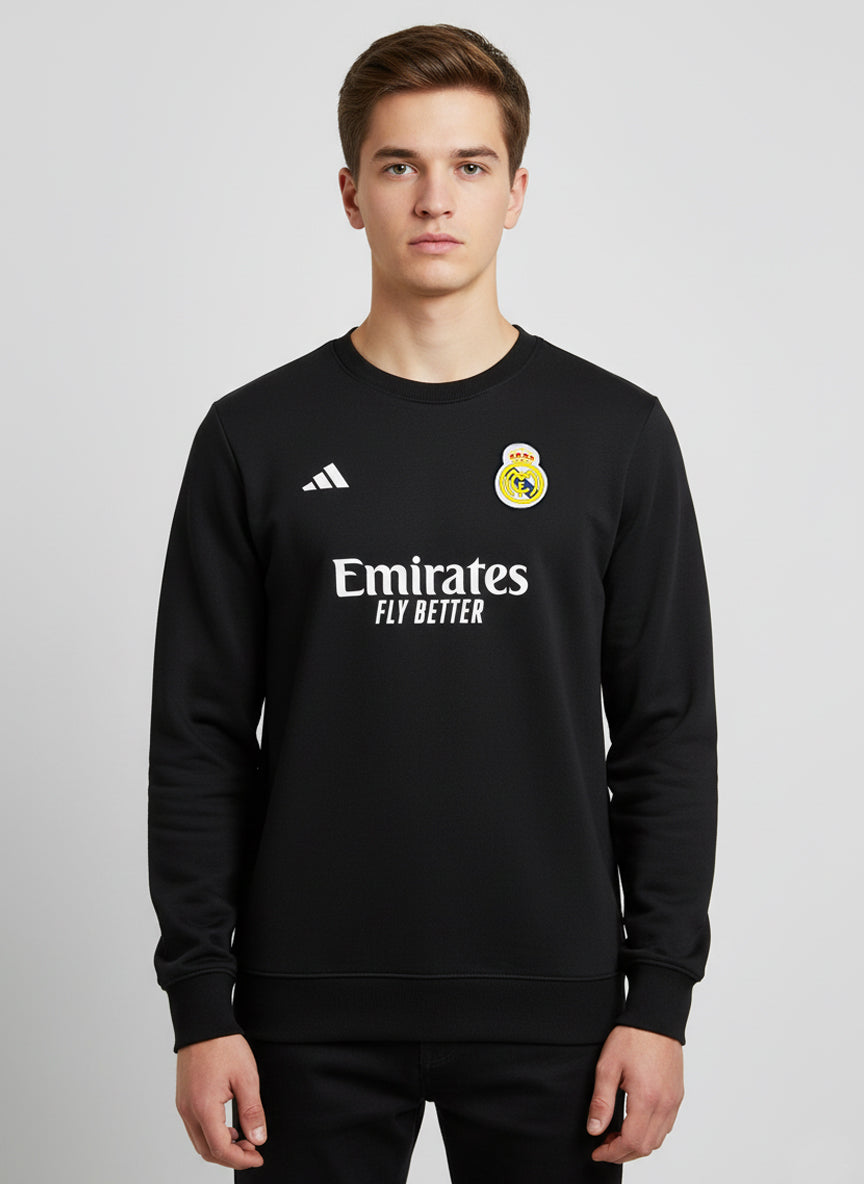 Real Madrid Black Sweatshirt for Boys & Girls