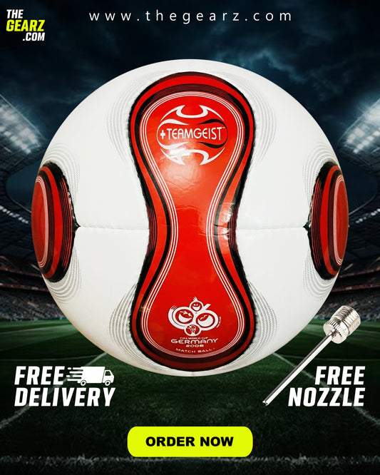 2006 Teamgeist Berlin Red Handstitched Soccer Football