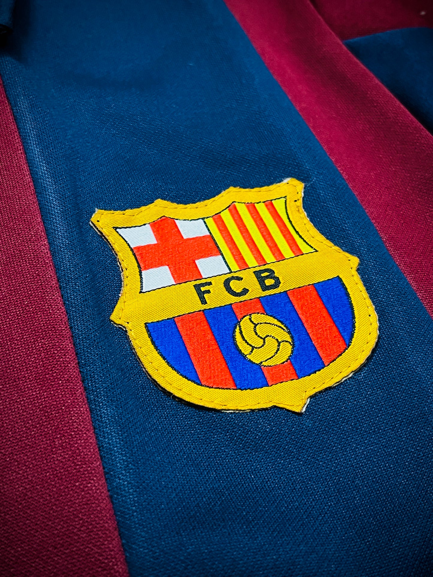 Barcelona Panels Sweatshirt with Collar for Boys & Girls