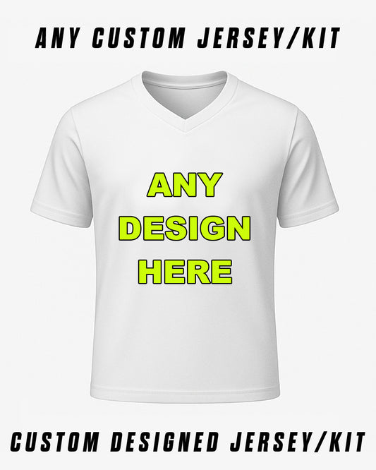 CUSTOM JERSEY/KIT (50% ADVANCE PAYMENT REQUIRED)