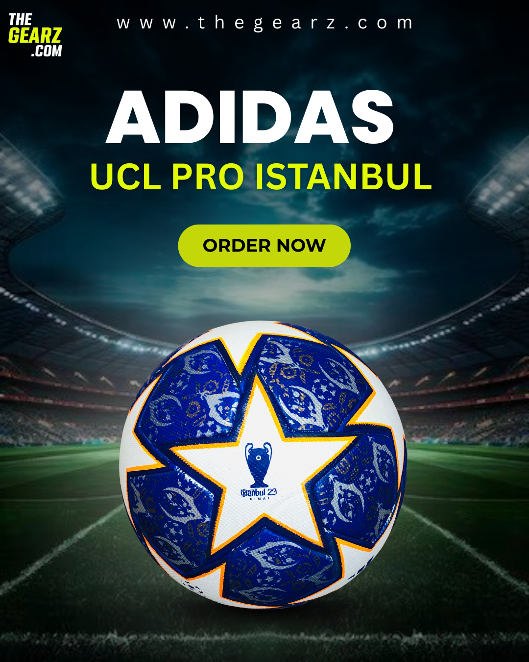 Adidas UEFA Champions League 2022/23 Finale Istanbul Official Match Soccer Football