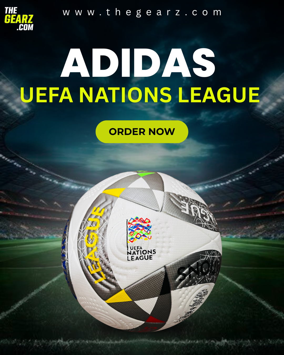 Adidas UEFA Nations League Pro 2025 Match Ball