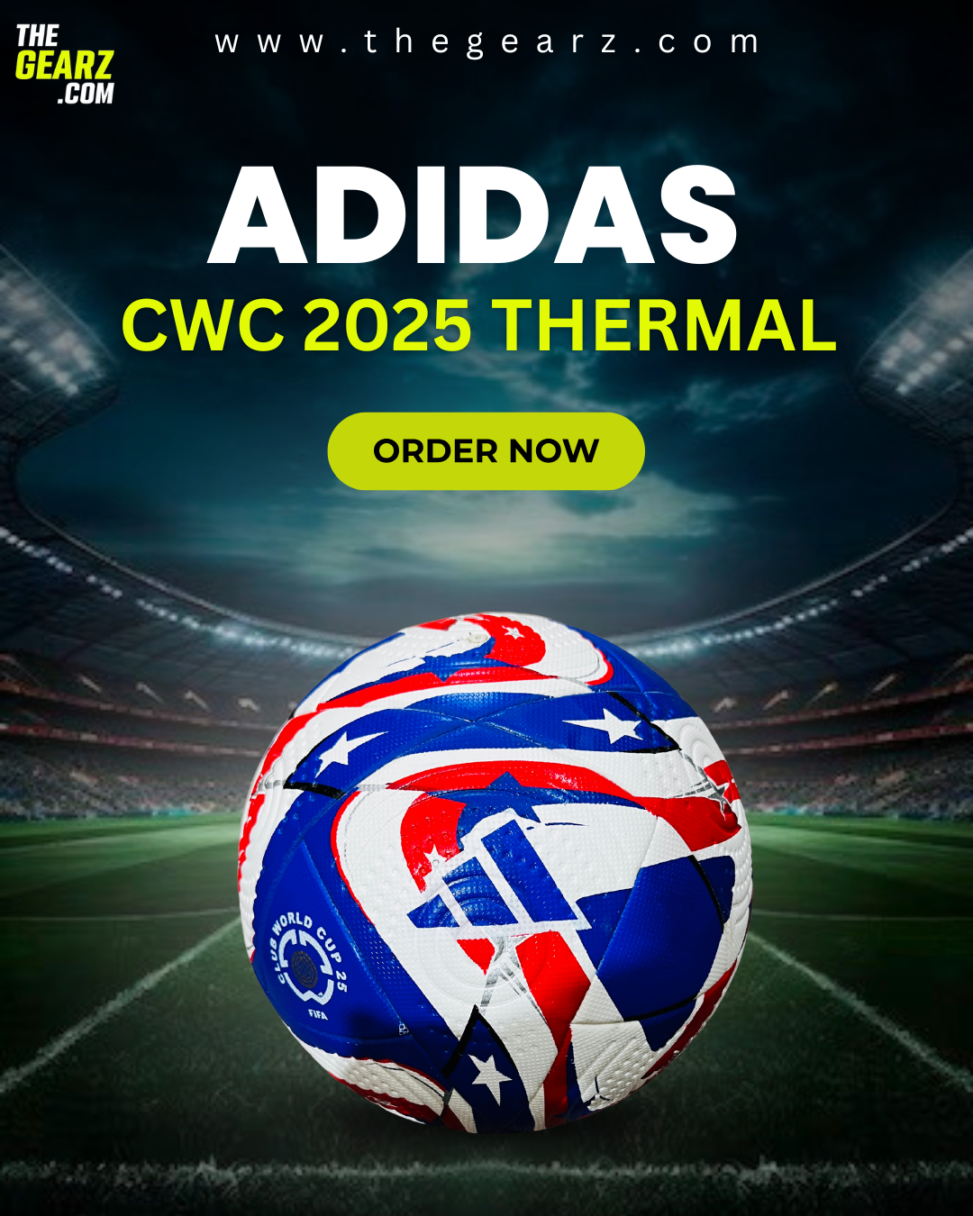 Adidas FIFA Club World Cup USA 2025 Official Match Ball