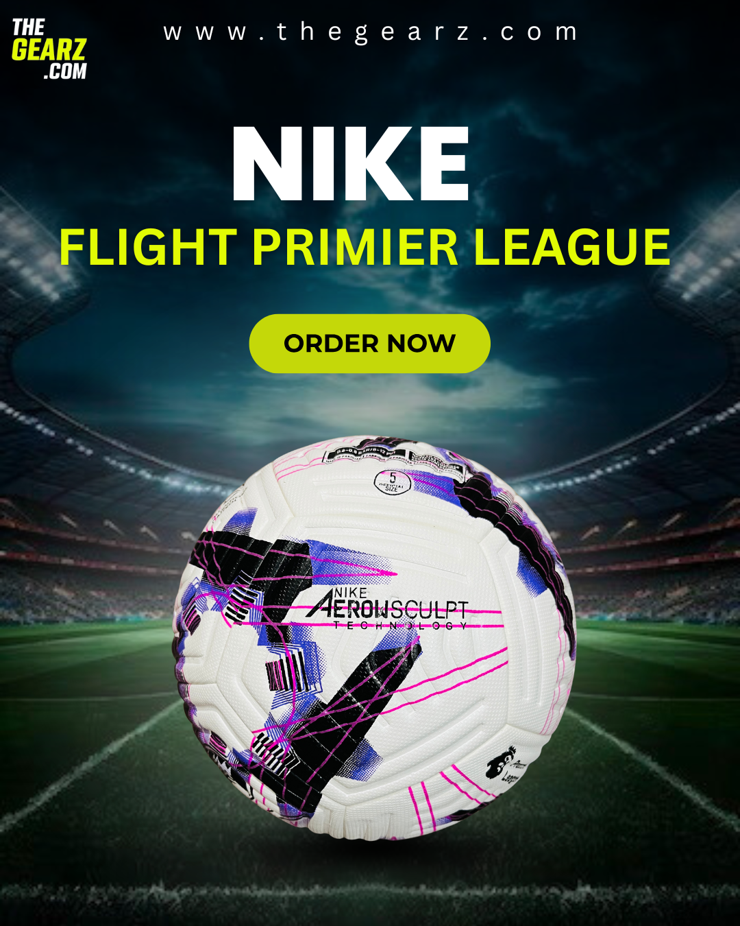 Nike Flight Premier League 23/24 Final Official Match Football