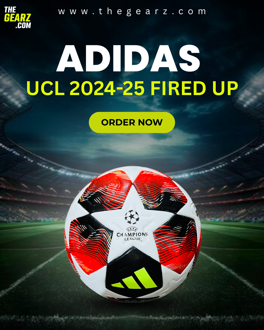 Adidas UEFA Champions League 2024-25 Official Match Ball