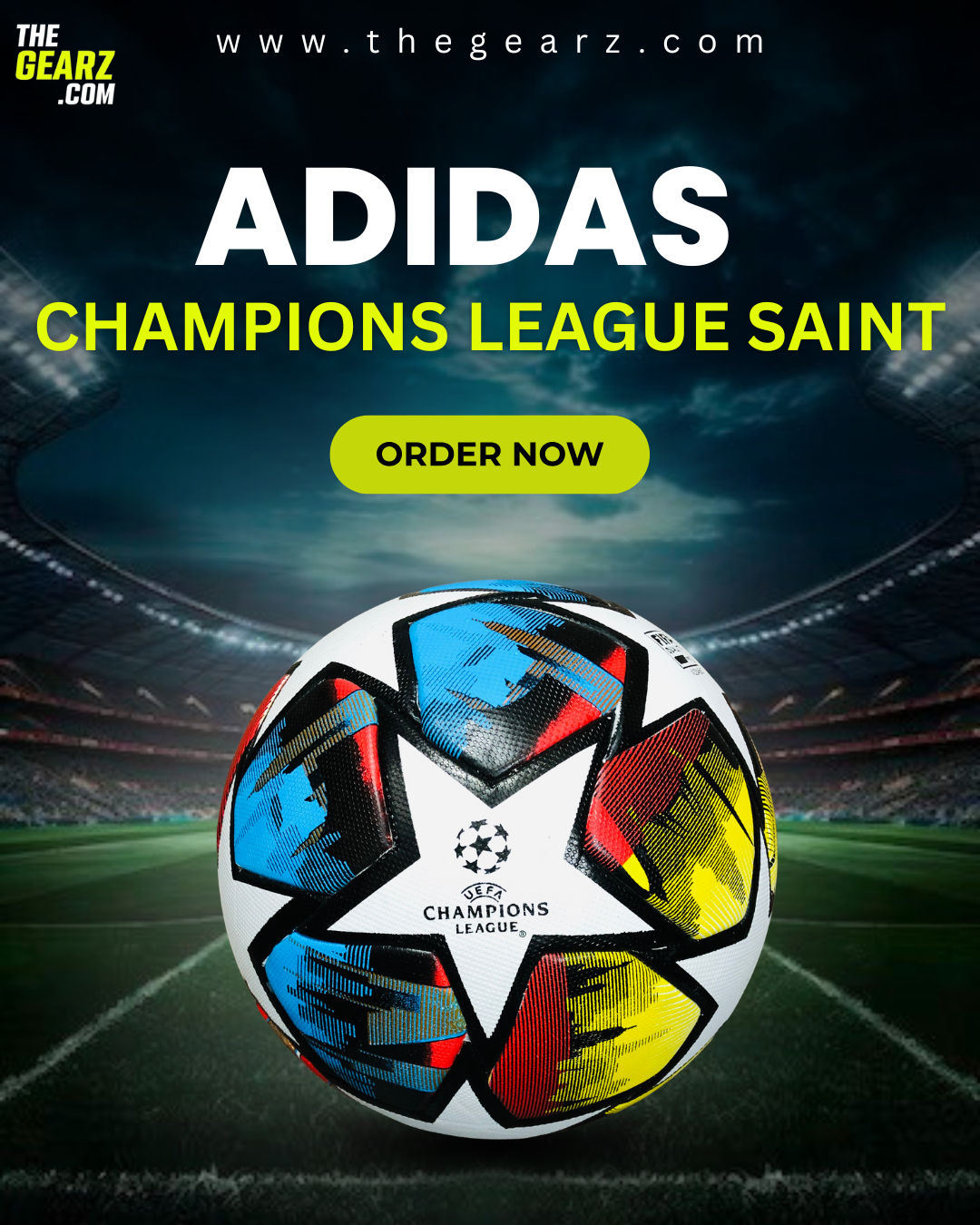 Adidas UEFA Champions League Football 2021-22 Official Match Ball