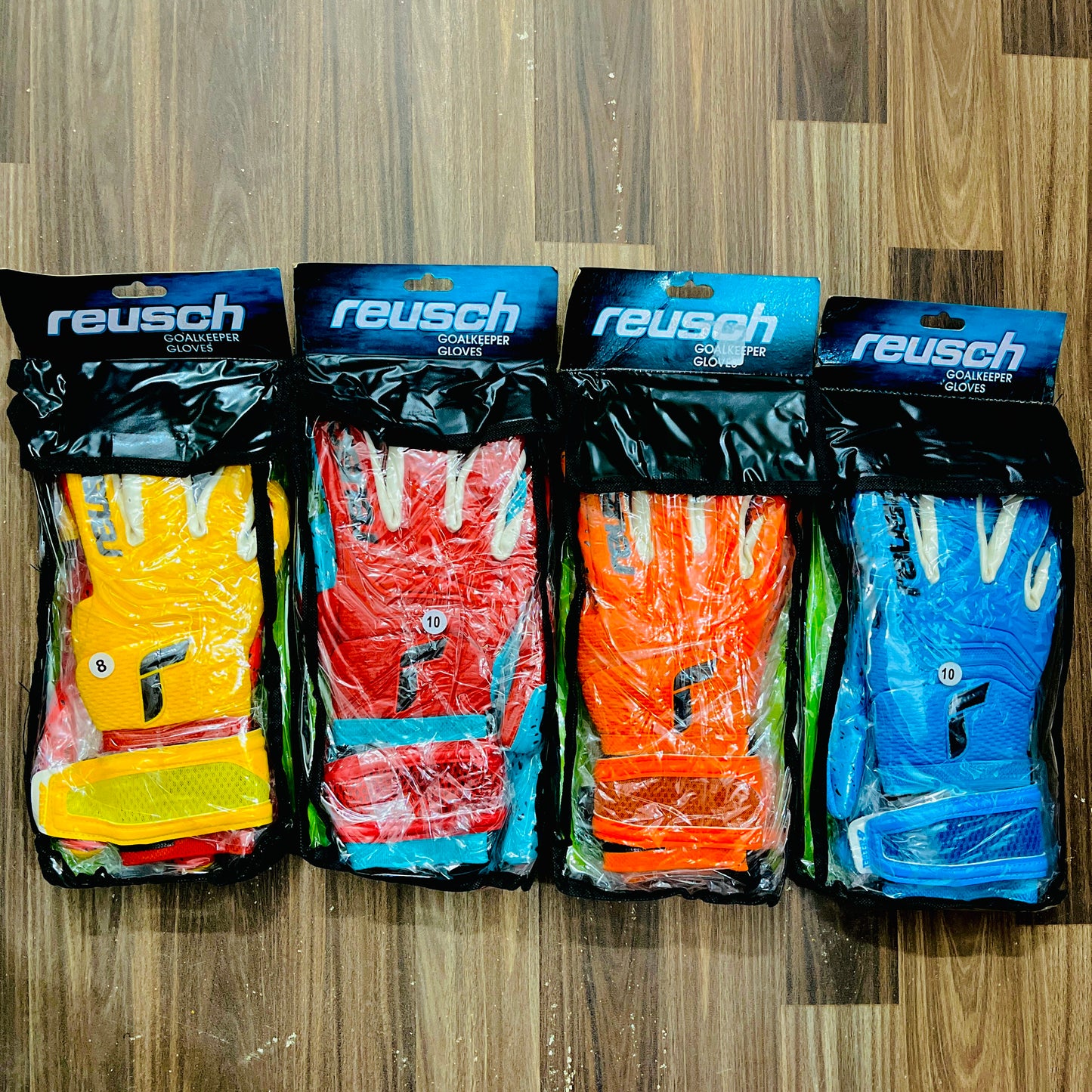 Reusch Goalkeeping Gloves for Adults – Professional Soccer Goalie Gloves with Superior Grip and Comfort (Red)