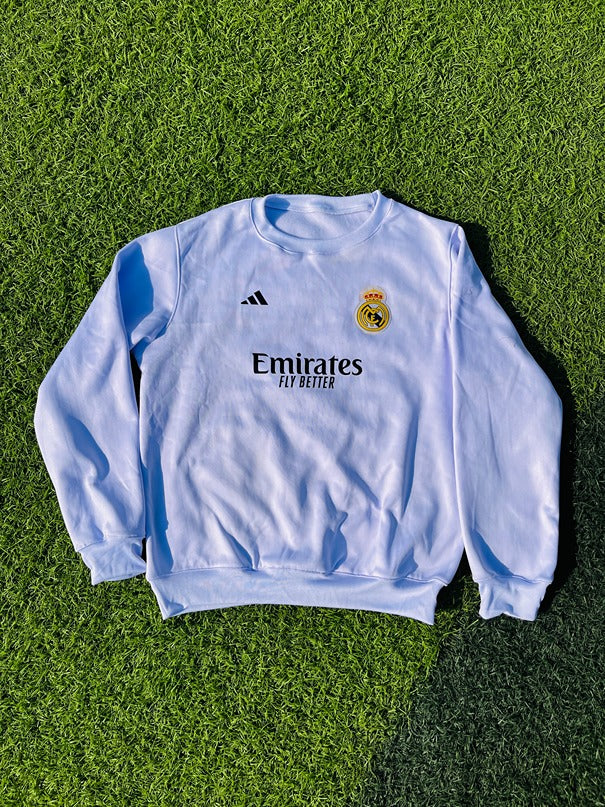 Real Madrid White Sweatshirt for Boys & Girls