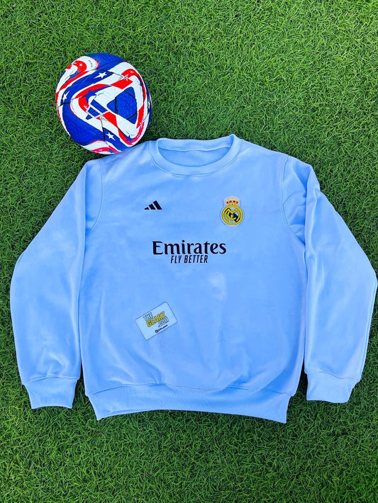 Real Madrid White Sweatshirt for Boys & Girls