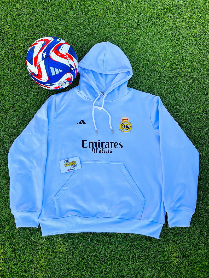 Real Madrid White Hoodie for Boys & Girls