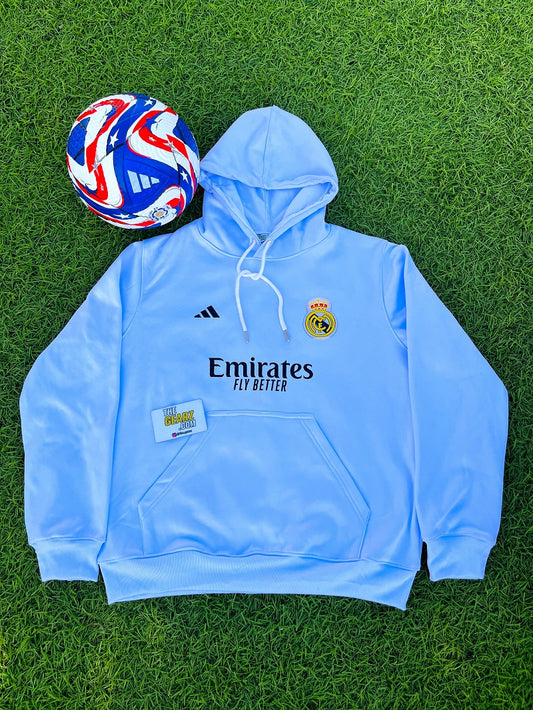 Real Madrid White Hoodie for Boys & Girls