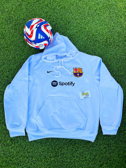 Barcelona White Hoodie for Boys & Girls