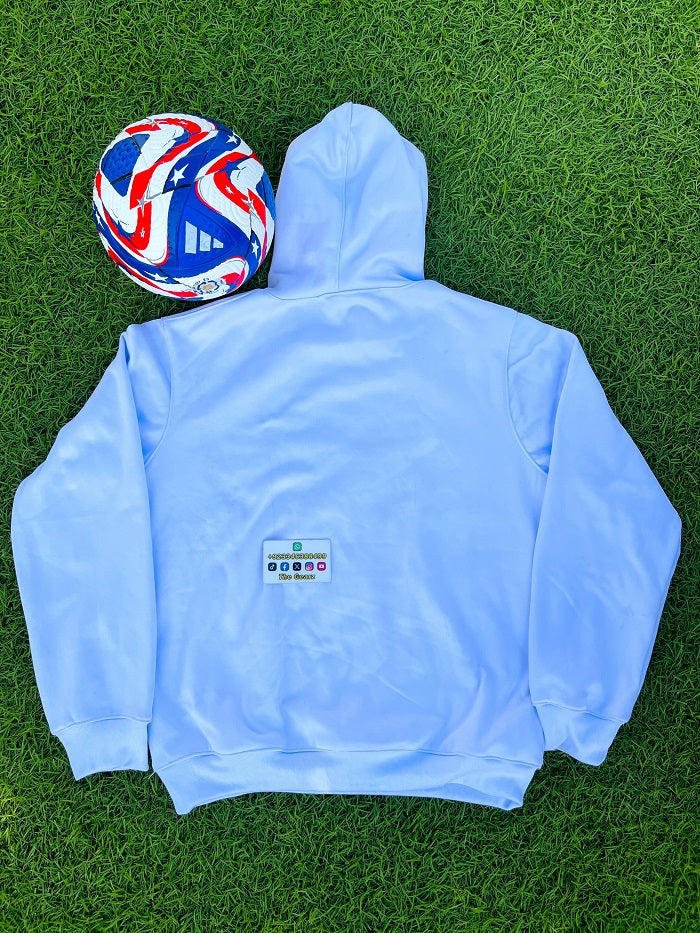 Barcelona White Hoodie for Boys & Girls