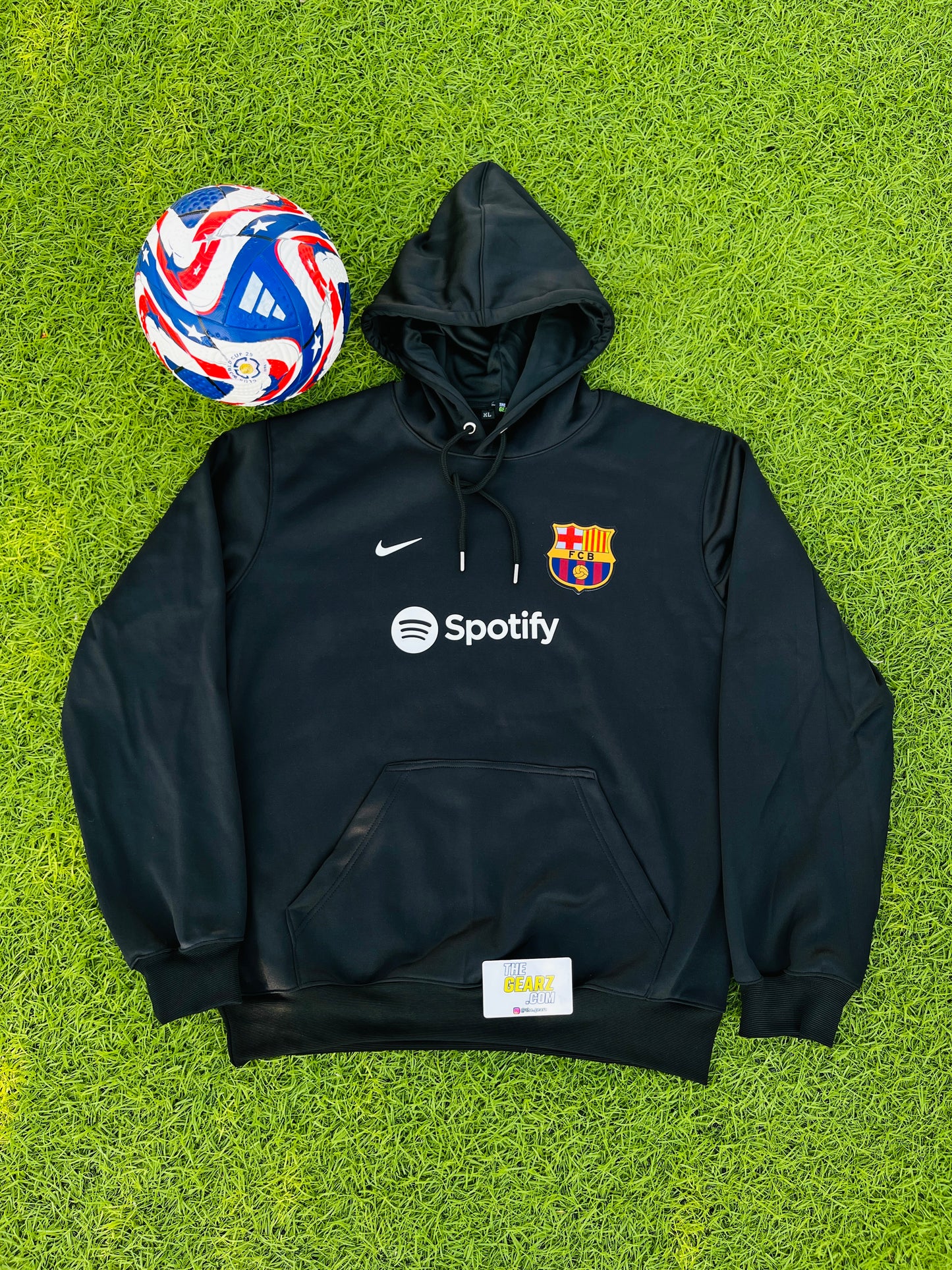 Barcelona Black Hoodie for Boys & Girls