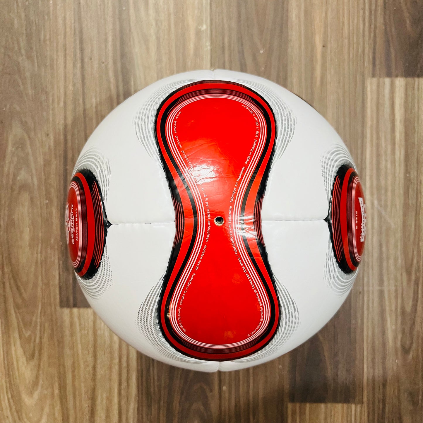 Adidas FIFA World Cup 2006 Teamgeist Berlin Red Football Handstitched Official Match Ball