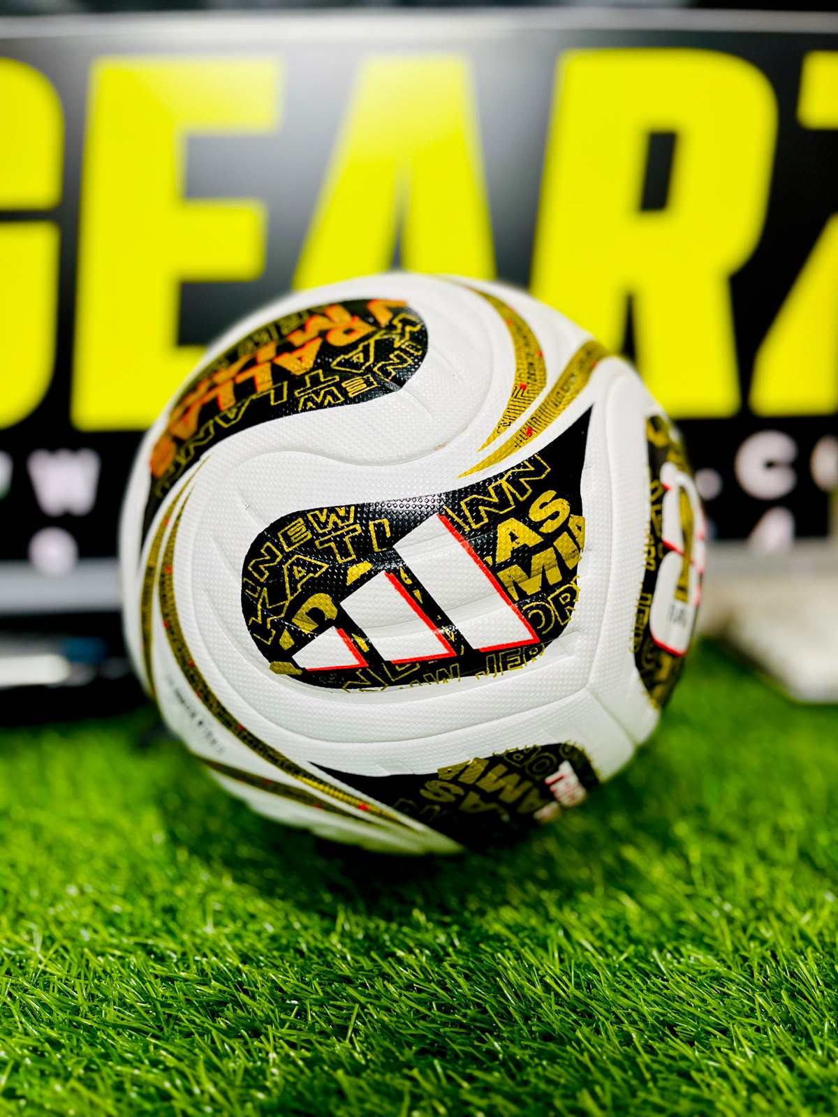 Recent World Cup 2026 Final Pro Soccer football (Golden)