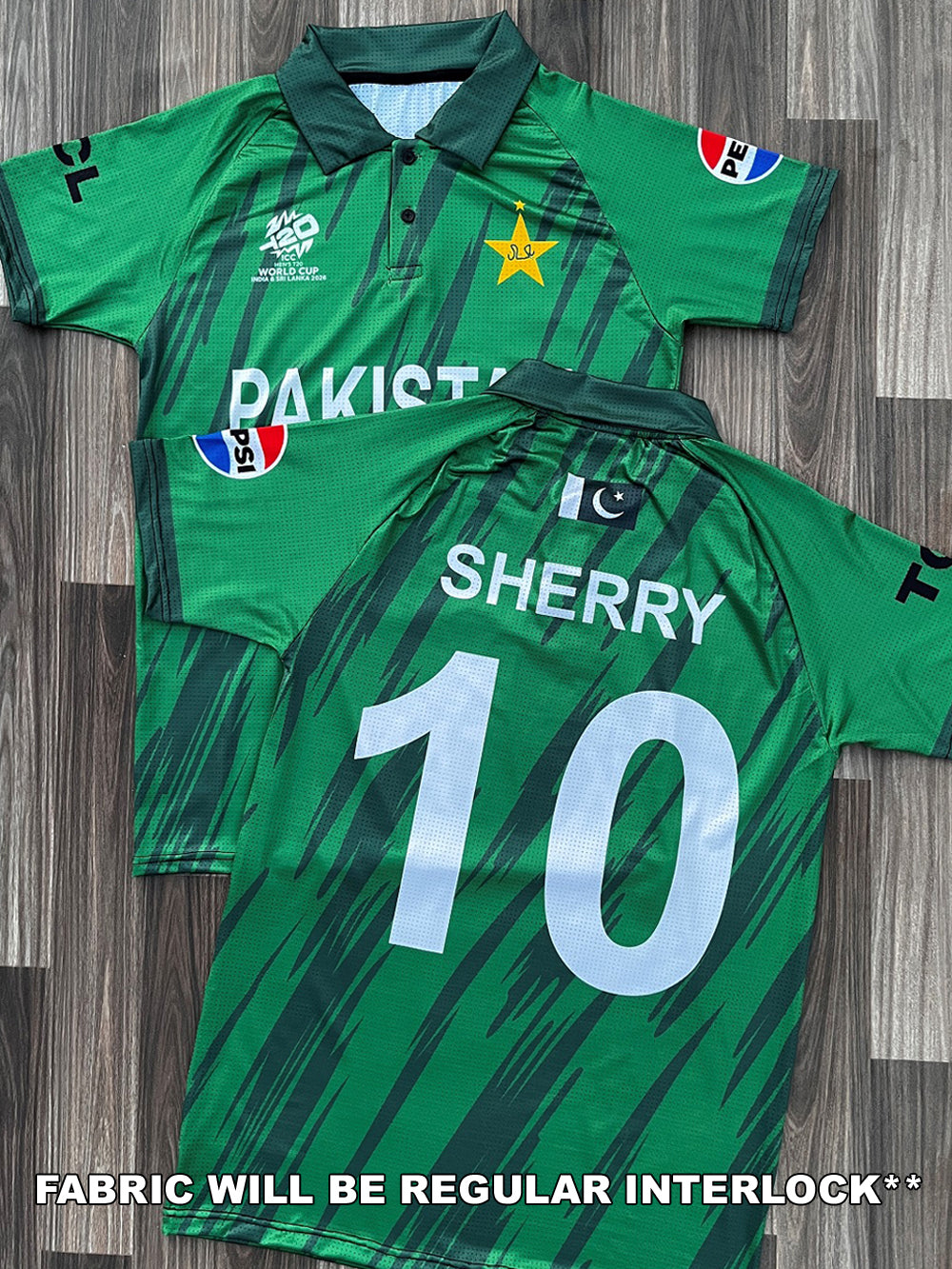 PAK CUSTOMIZED JERSEY - INTERLOCK FABRIC (50% ADVANCE PAYMENT REQUIRED) FREE DELIVERY