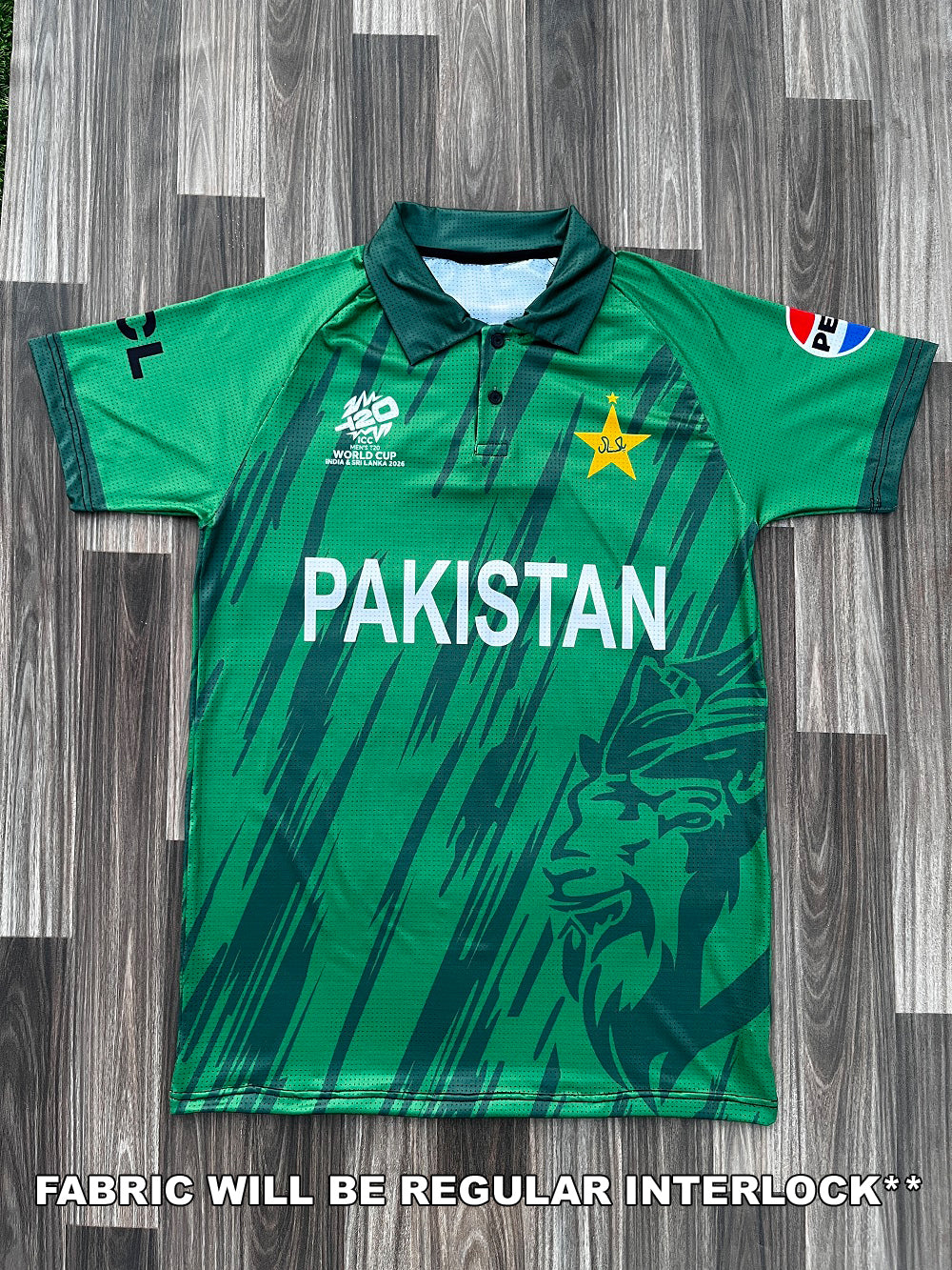 PAK CUSTOMIZED JERSEY - INTERLOCK FABRIC (50% ADVANCE PAYMENT REQUIRED) FREE DELIVERY